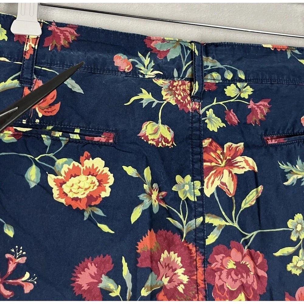 Ralph Lauren Denim Supply Short Men 40 Navy Floral Pocket 10'' Inseam Preppy